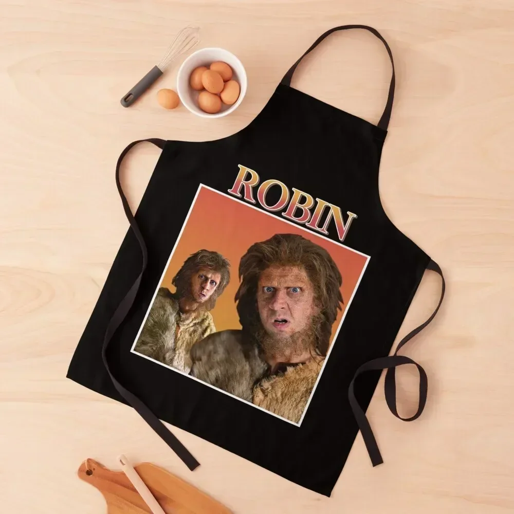 

Robin (Ghosts) Vintage/Retro Design Apron Kitchen And Home Items man chef uniform Chef Accessories Beauty Apron