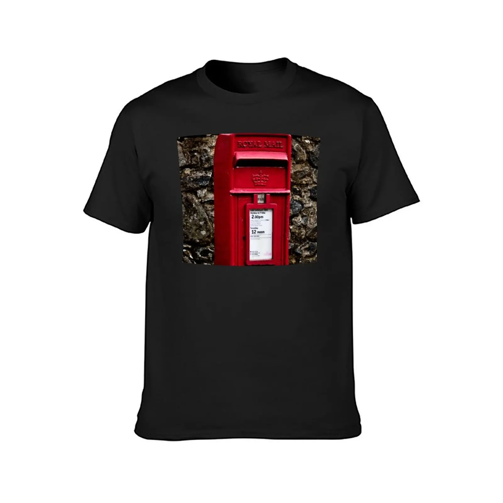 Royal Mail Box T-Shirt summer top boys whites anime mens champion t shirts