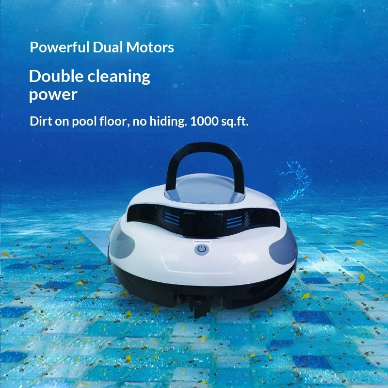Industry Selection Swimming Pool Robot suc tion Machine Long Life Cordless 11.1V Lightweight 3.64kg Cleaner Tool