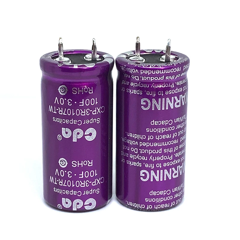 

CXP SuperCapacitors Farad capacitor CDA 3V 100FCXP-3R0107R-TW-S1 Super Capacitor UltraCapacitors