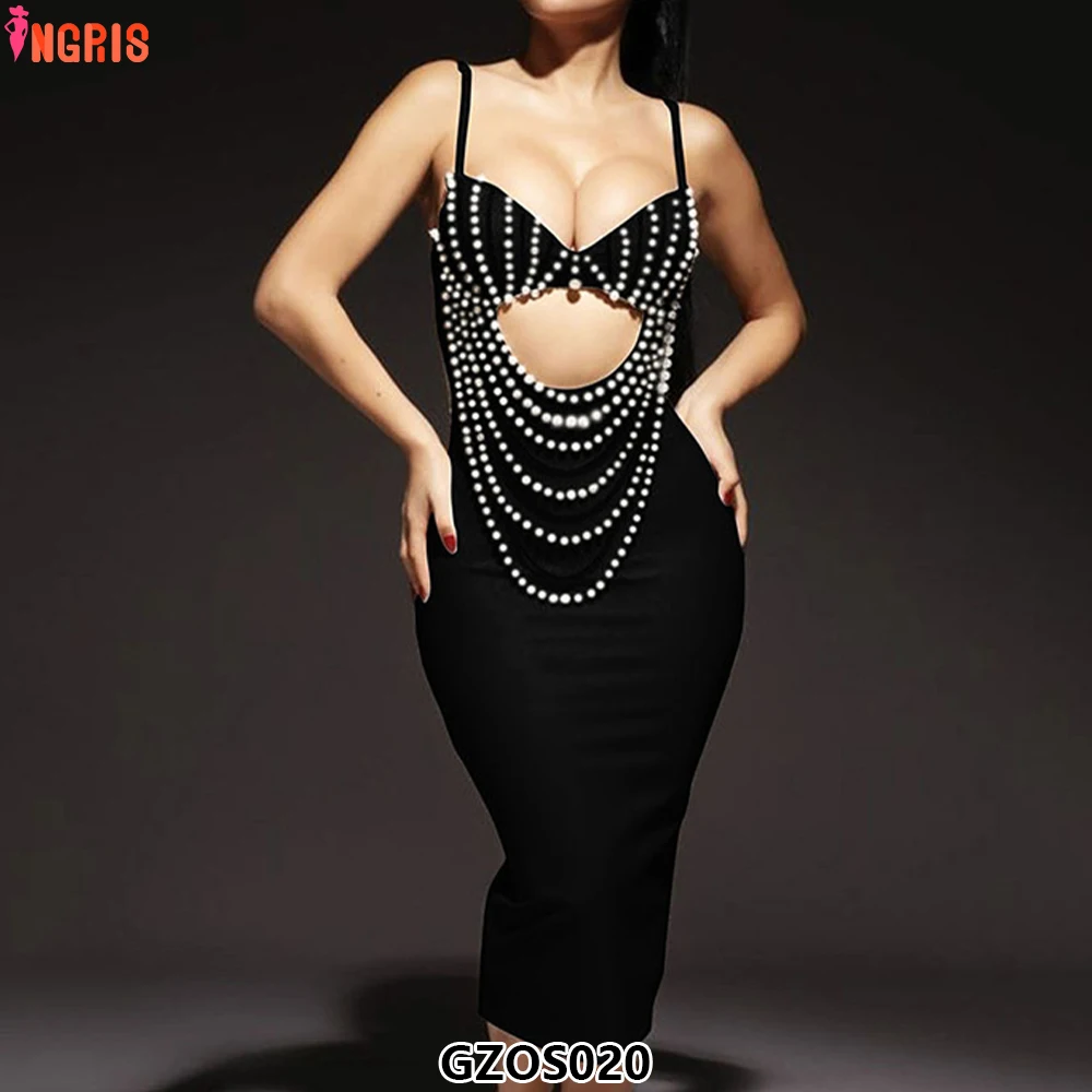 

Ladies Sexy Low Cut Slim Mini Dress 2025 Rayon Skinny Bowknot Decoration Party Mini Party Dress-GZOS020