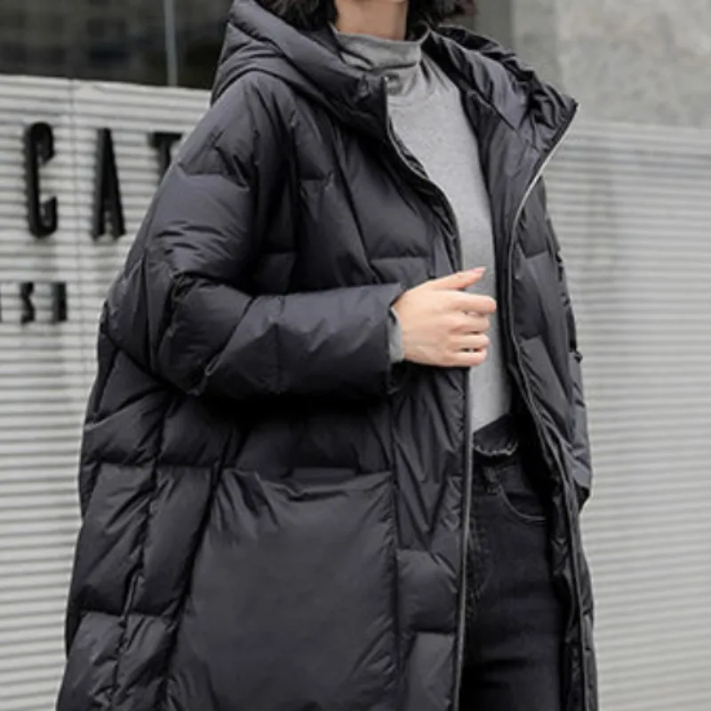 2023 New Women Down Cotton Coat Winter Jacket Female Long Pattern Parkas Given To Philandering Outwear Large Size Overcoat