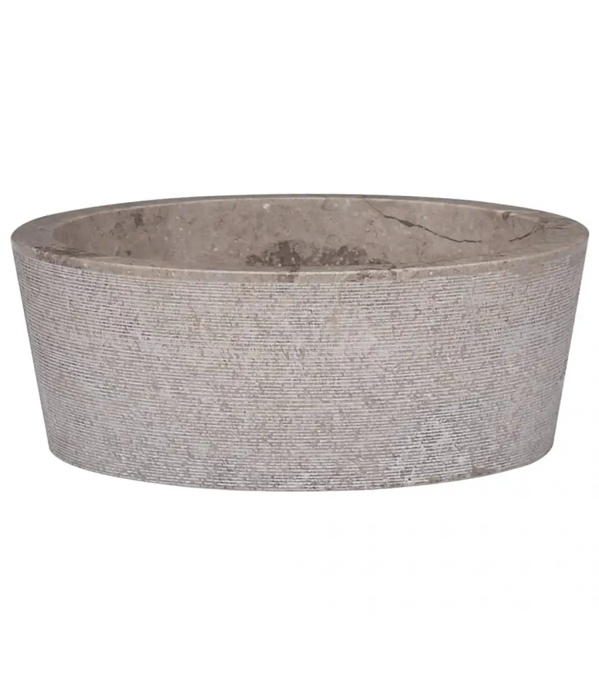 Washbasins basin gray marble Ø 40x15 cm