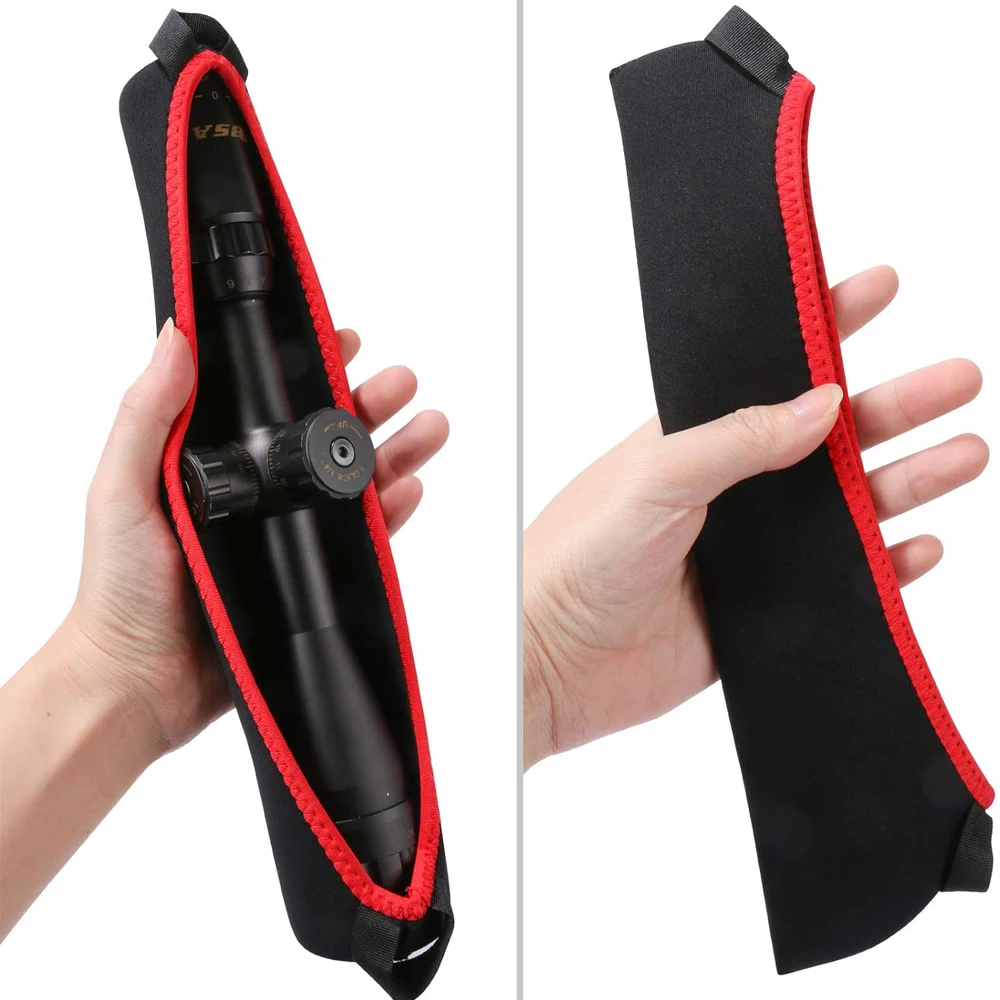 Outdoor Shotgun Scope Cover High Elasticity Scratch-Resistant Gun Lens Protective Case Anti-Dust Cover Waterproof Sleeve Bag