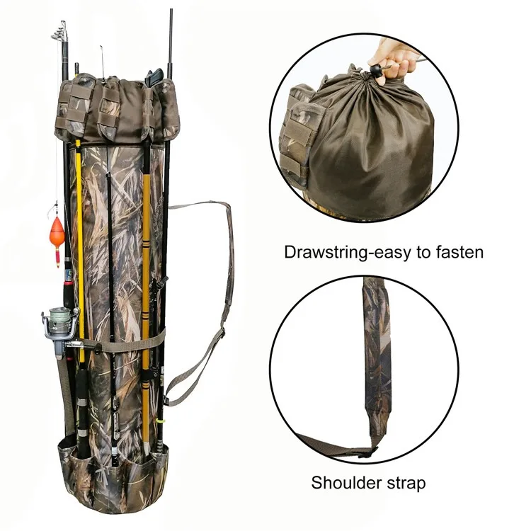 Factory LOW MOQ Support Custom Logo Sport Waterproof Fishing Rod Travel Bag view 4