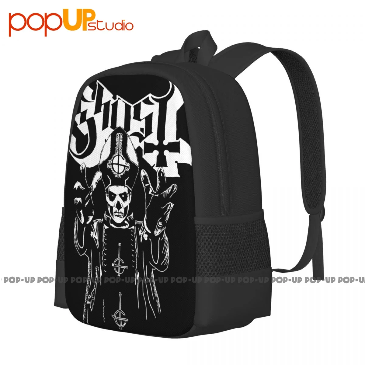 Ghost Papa Wrath Heavydeath Swedish Metal Band Backpack Large Capacity School Creative Storage Bag Large Capacity