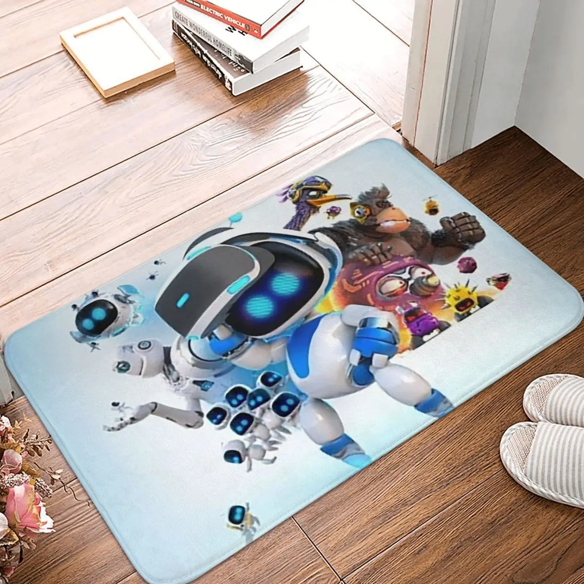 Astrobot And Friends Non-slip Doormat Floor Mat Sand Scraping Carpet Rug for Kitchen Entrance Home Balcony Footpad Mats