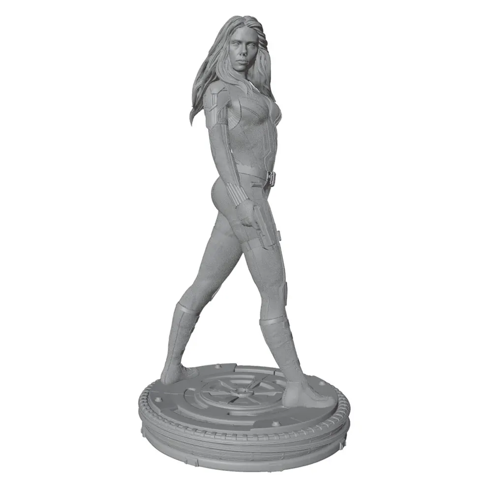 1/24 Miniature Resin Model Statue 75mm Figure Toy Model Kit: Agent Pose Wearing Tight-Fitting Combat Suit Highly Detailed Resin Model Figure, Uncolored, Perfect for Role-Playing Games and Collecting.