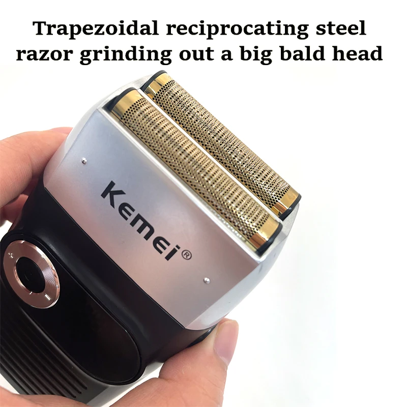 Original Electric Shavers Blades Golden Foil Knife Net and Cutter Head Suitable for KM-2026 KM-2028 Floating Razor