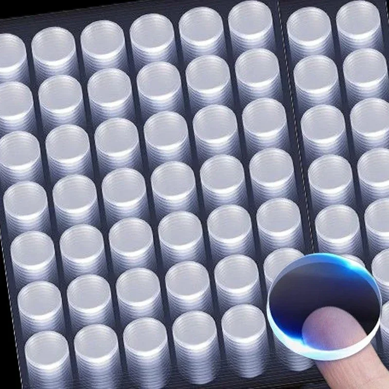 Tampons de colle Gel Double face, 1000 pièces, Patch collant amovible, sans Trace, artisanat mural suspendu, points auto-adhésifs ronds et carrés transparents