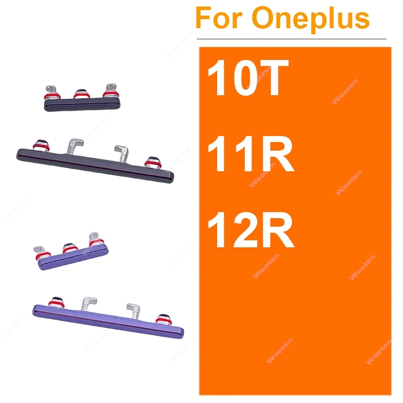 Bouton d'alimentation et de volume pour OnePlus 1 + 10T 11R 12R, pièces de boutons latéraux prédire