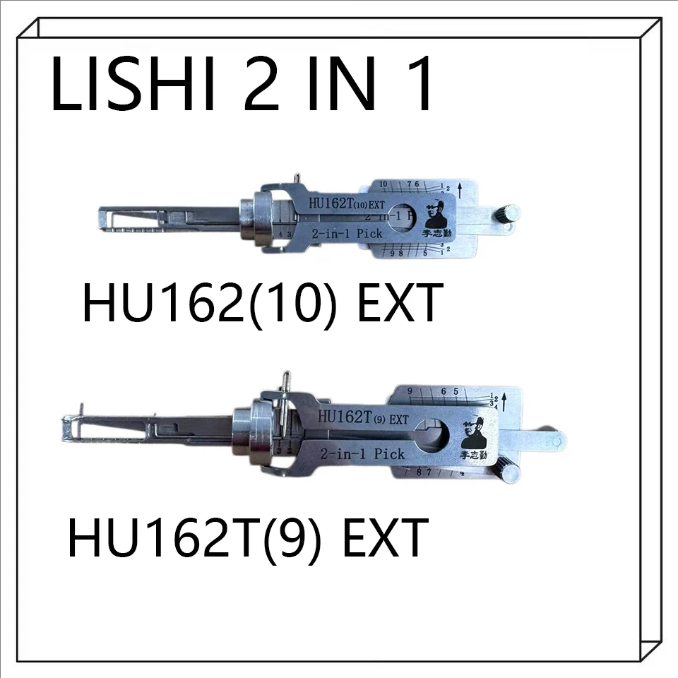 

НОВЫЙ 2026 LISHI 2 В 1 HU162T(9) EXT HU162T(10) EXT Инструмент для вскрытия замков для НОВЫХ VW Audi Skoda Porsche