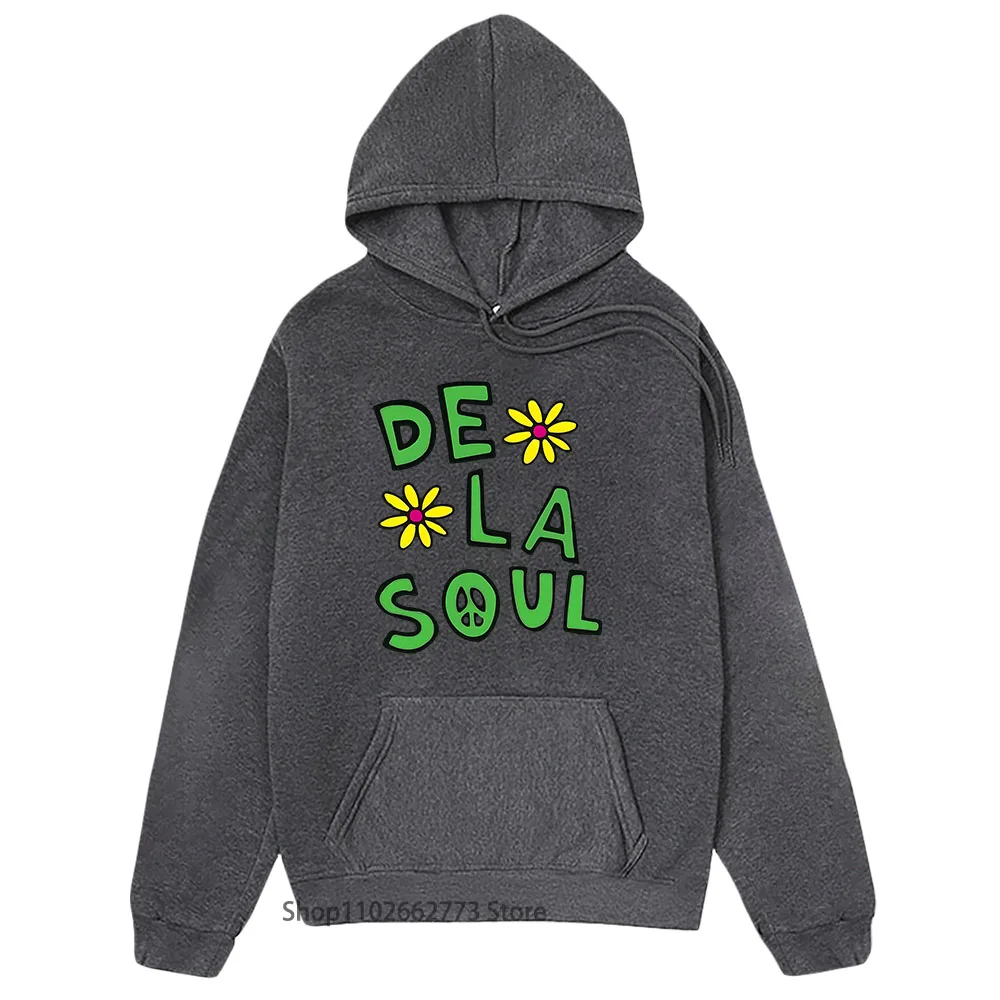 Beautiful Dela Hoodies  Anime De La Soul Sweatshirt Long Sleeve Autumn Winter Clothes Men/women Cute Manga Pullover Hight Street