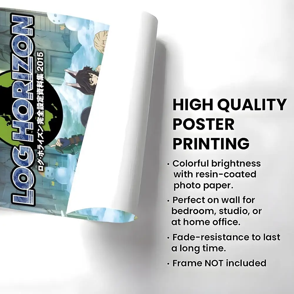 Anime Log Horizon Poster High-definition  poster stickers, suitable for bedroom, living room, home decoration