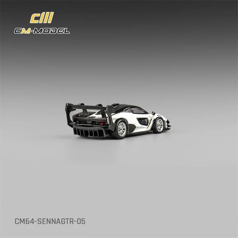 **Pre-Order** CM MODEL 1:64 SennaGTR White Diecast Model Car