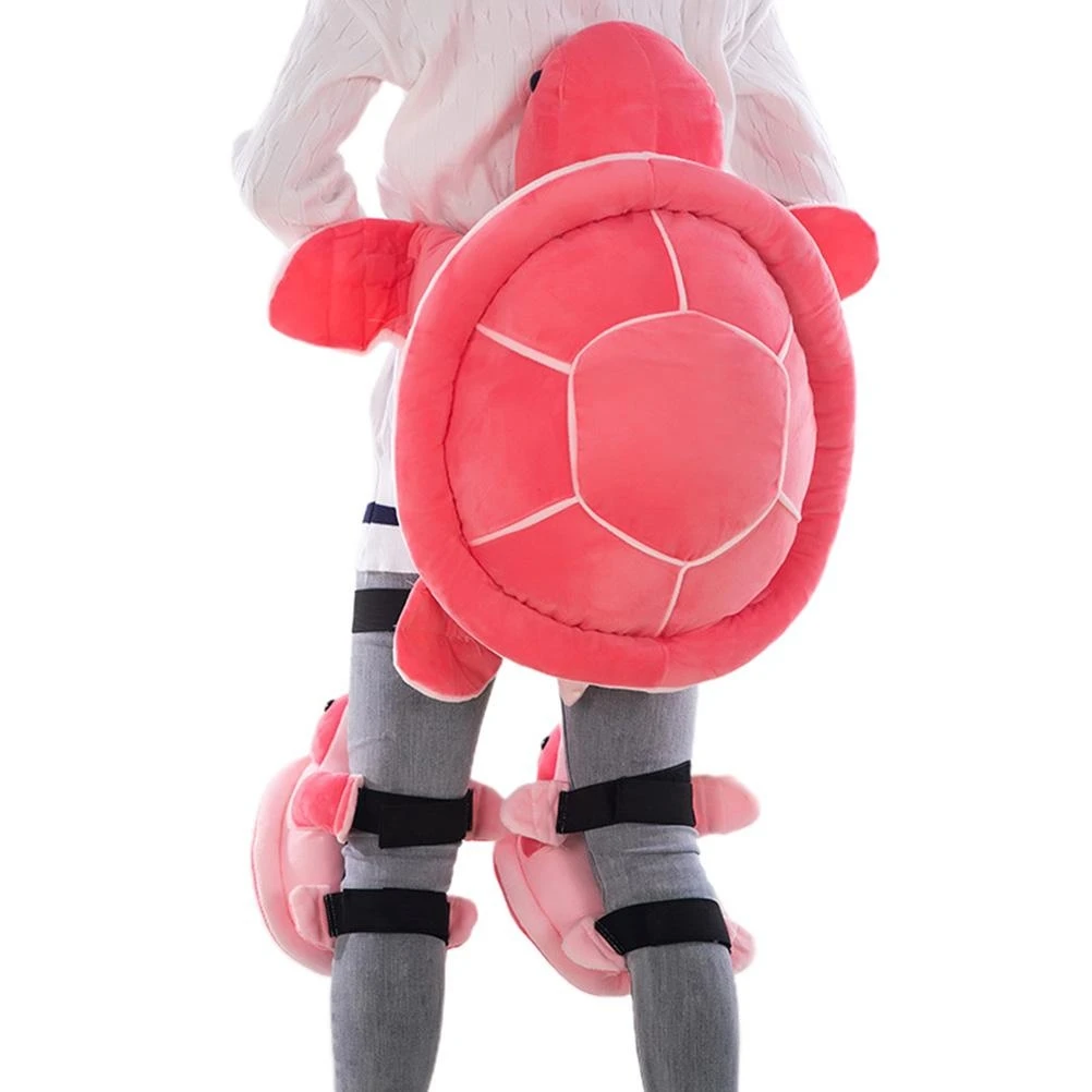 plush-protective-gear-cartoon-turtle-padded-shorts-knee-pads-protective-gear-set-for-skateboarding-skating-cycling-bike-scooter