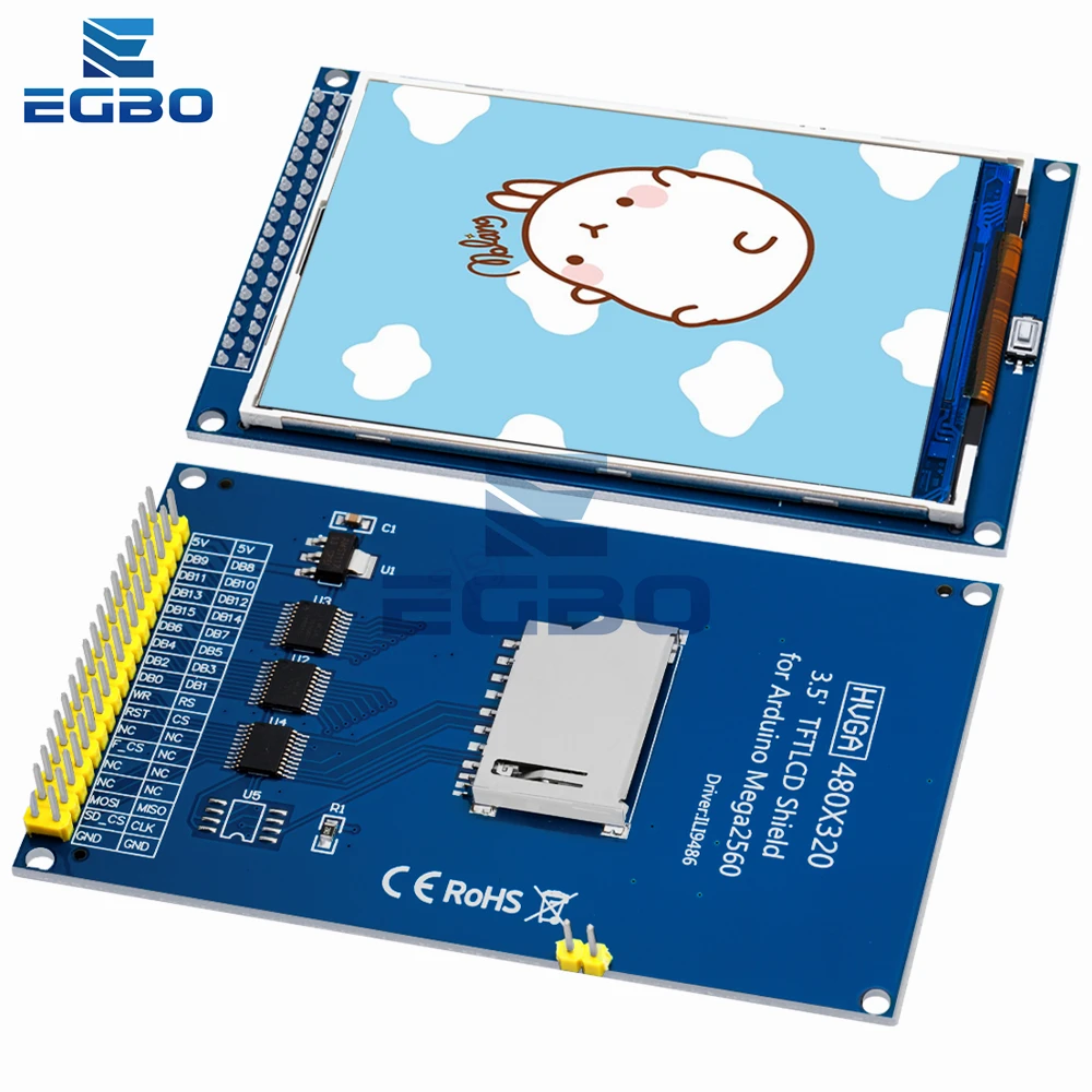 EGBO 3,5 дюймовый TFT ЖК-экран модуль Ultra HD 320X480 для Arduino MEGA 2560 R3 плата