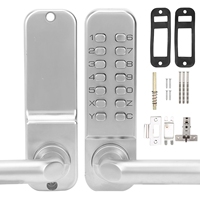 High Security Smart Power Mechanical Door Lock Digital Password Entry Non‑Power Anti‑Theft Safety Home Apartment Safety Access