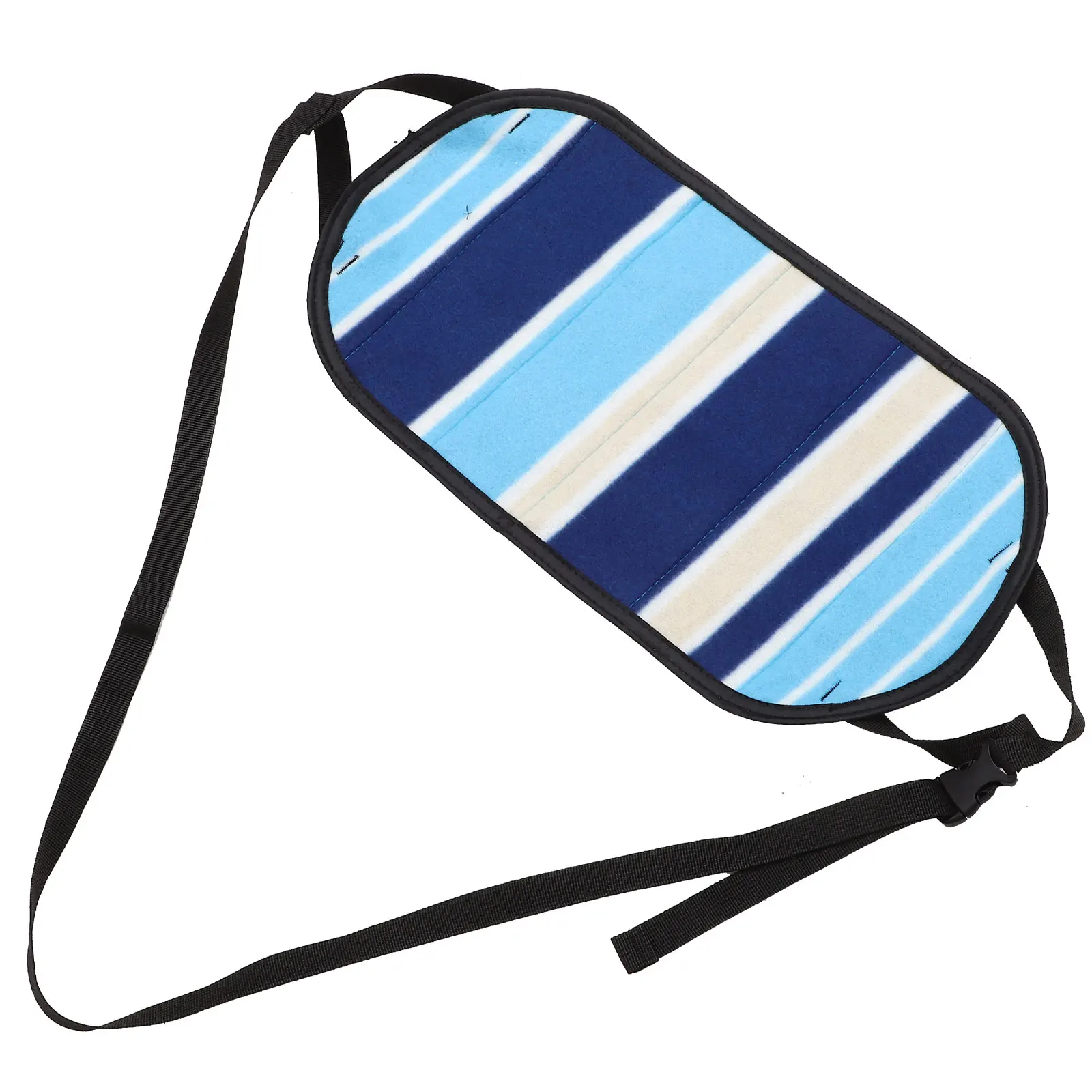 

Portable Adjustable Foot Hammock 48x24cm Stripe for Airplane Travel Office Use Ergonomic Leg Rest Support Style Plane