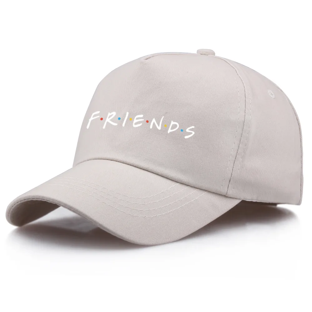 Friends Tv Show Baseball Cap Cosplay Cartoon Uisex Embroidery Baseball Cap Hat Outdoor Caps Hat Gift