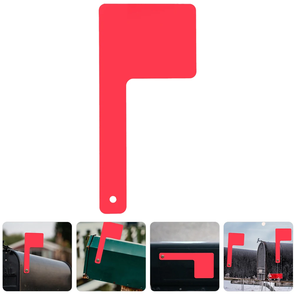 

Letter Box Accessories Mailbox Flag for Outdoor Easy-install Replacement Kit Wireless Acrylic Hardware