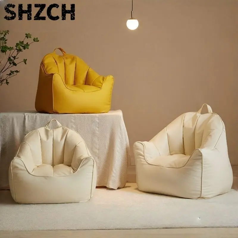 Lazy Sofa Baby Single Balcony Bean Bag Waterproof Bedroom Leisure Living Room Children's Reading Sofa Chair
