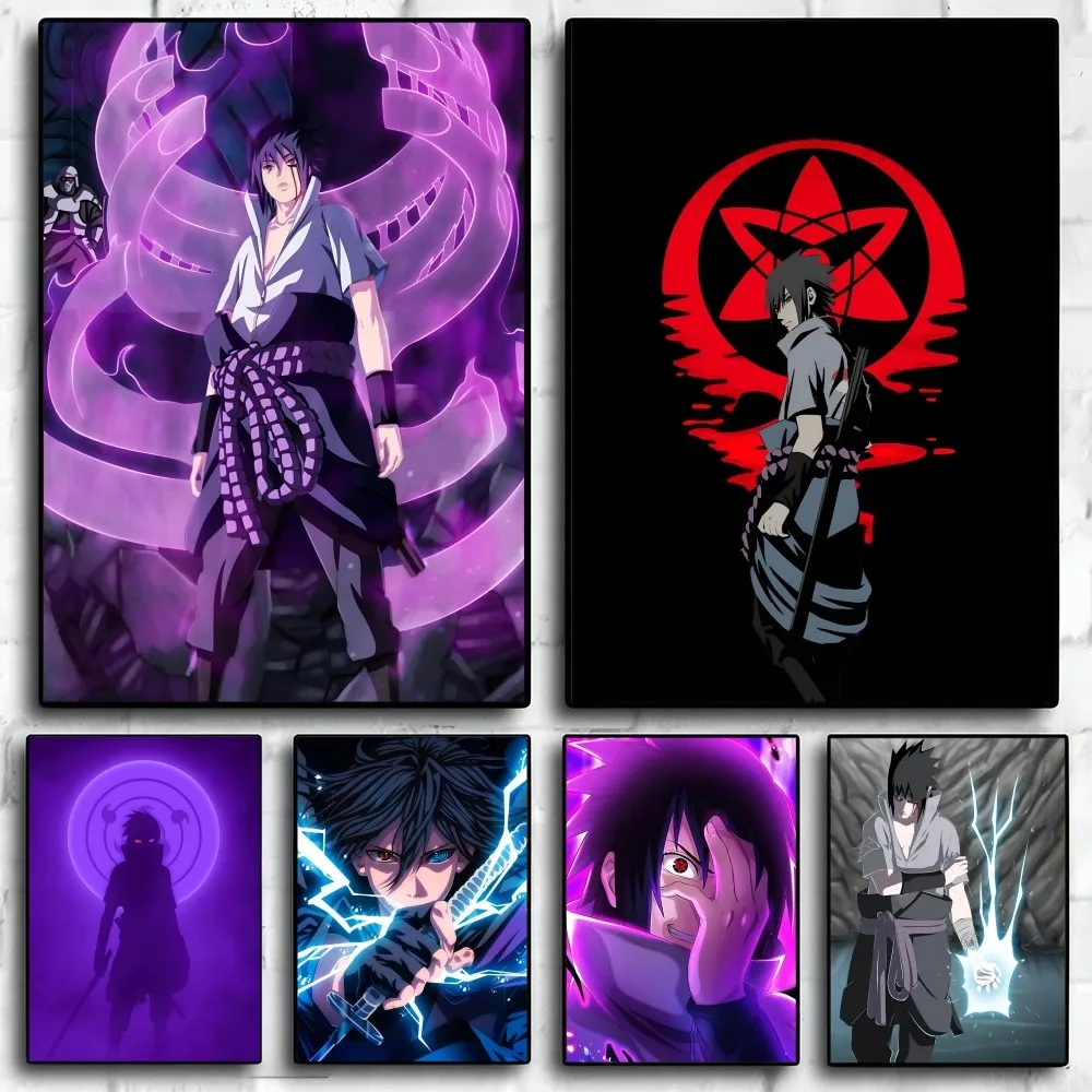 u-Uchiha Sasuke  Poster Paper Print Home Living Room Bedroom Entrance Bar Restaurant Cafe Art Painting Decoration