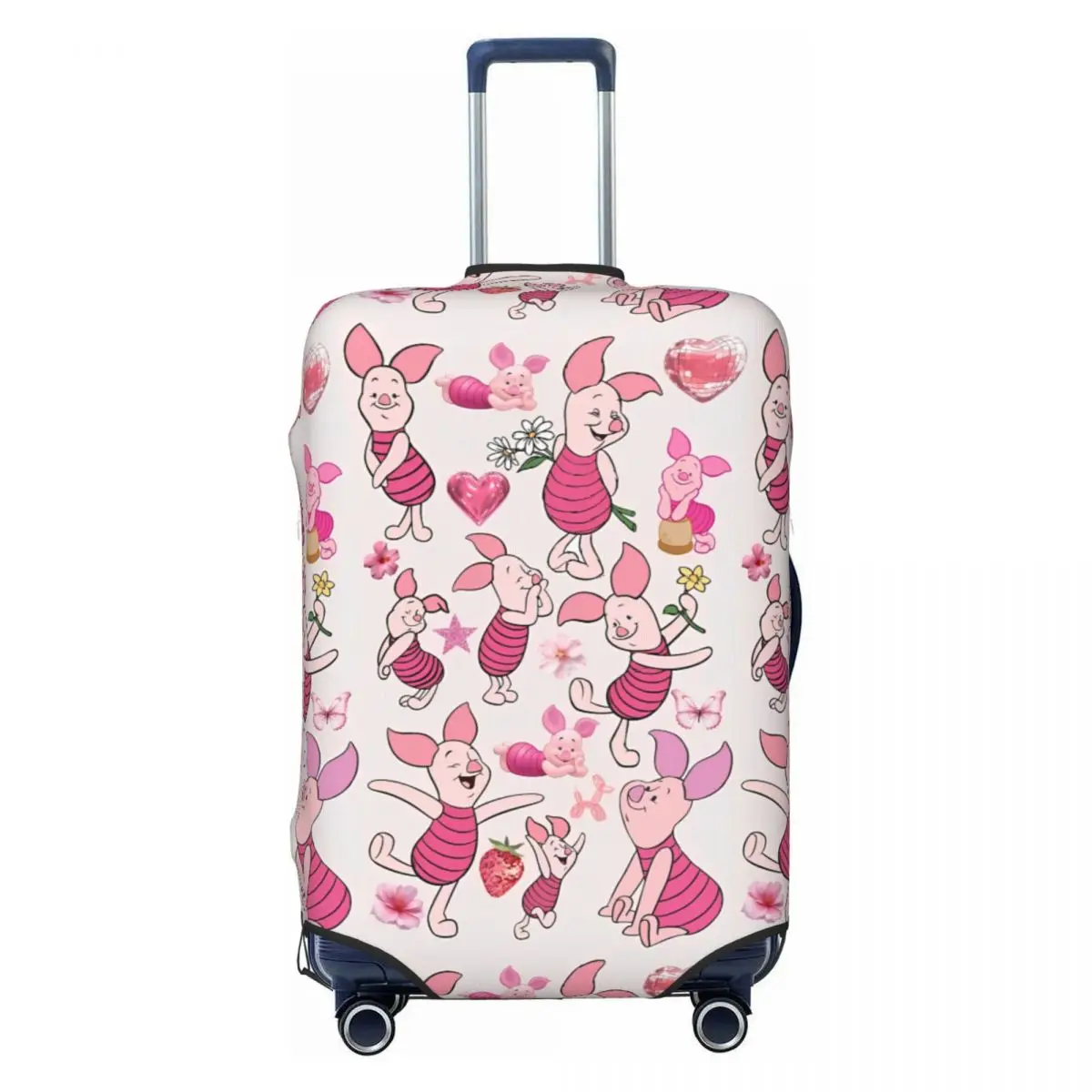 

Winnie The Pooh Piglet Suitcase Cover Flight Animal Practical Luggage Supplies Travel Protector