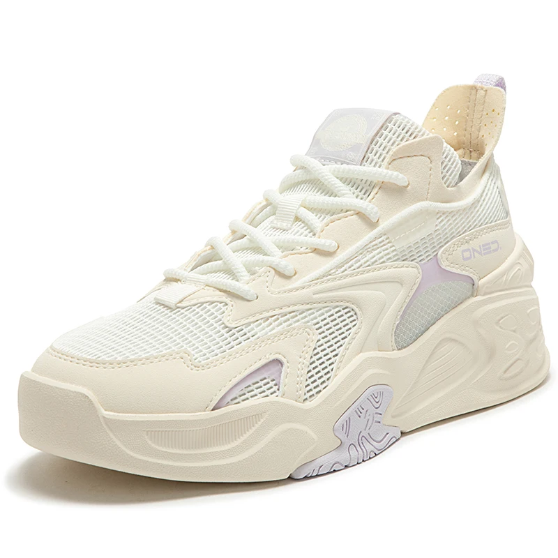 361 stopni nowe damskie buty sportowe Casual Outdoor Jogging odporne na zużycie antypoślizgowe światło Retro damskie trampki podróżna 682416601