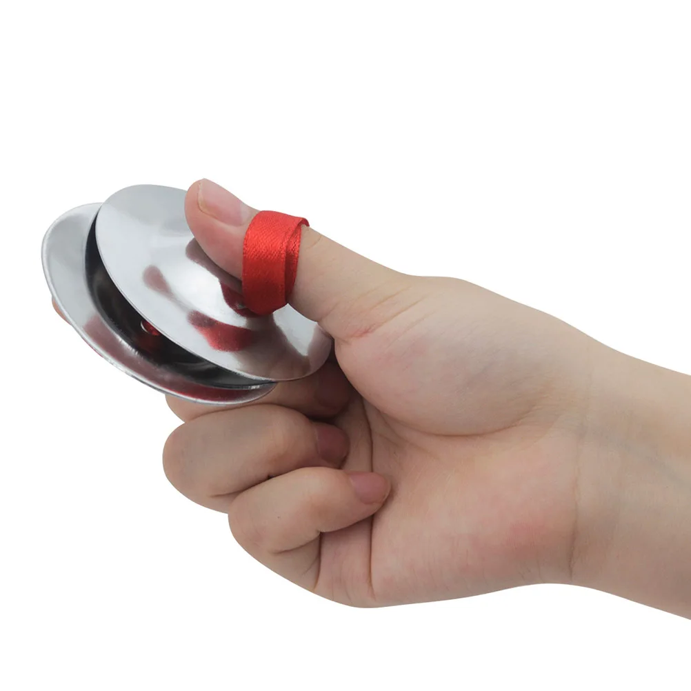

Finger Cymbals Small Percussion Dancing Zills Hand Mini Instruments Symbols Durable Easy Musical Percussion Storage