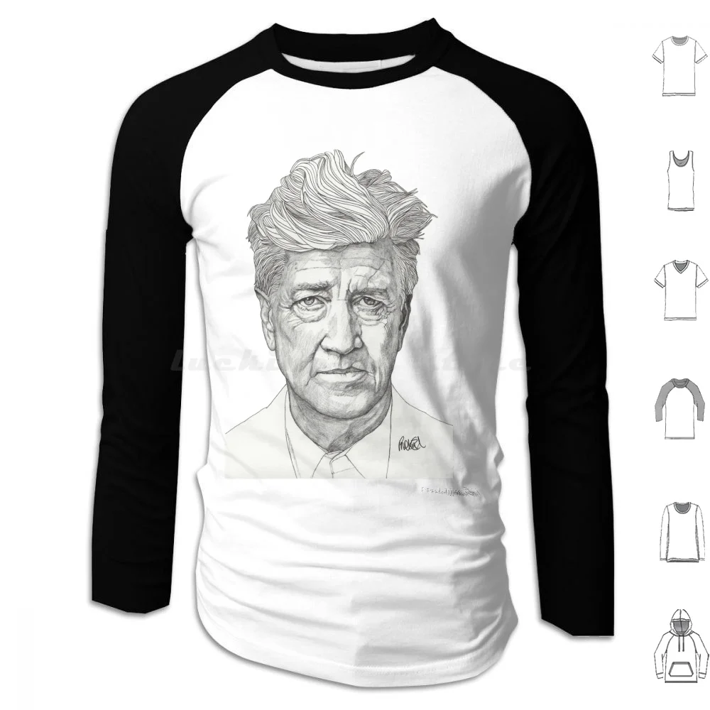 

David Lynch Hoodie cotton Long Sleeve Cult Cinema Cinema Cult Classic Cult Film Cult Films Cult Movies Director Film Film