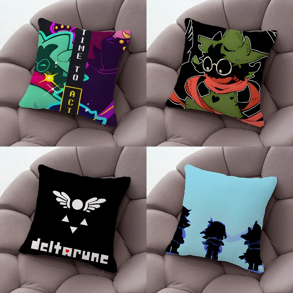 

D-Deltarune Ralsei Pillow Case Pillow Case Living Room Sofa Cushion Cover Suitable For Home Bedroom Room Decoration