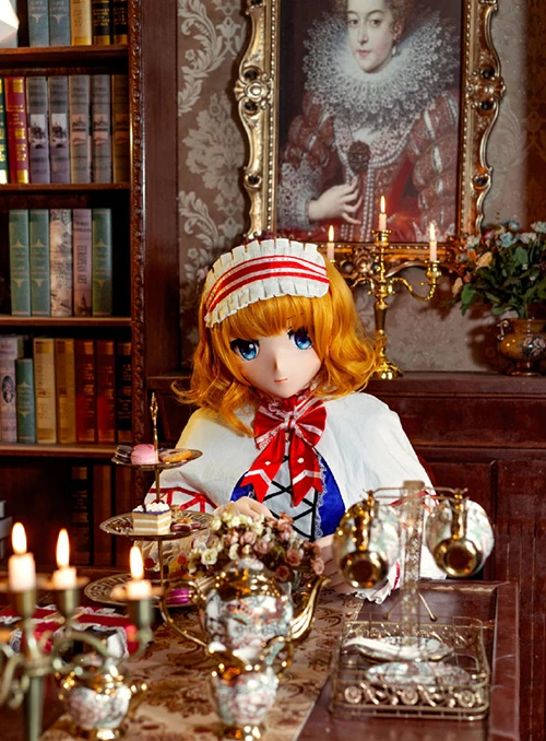 (KM5164)Top Quality Handmade Female Resin Cosplay Japanese Role Play Alice Kigurumi Mask Crossdresser Doll Transgender Mask