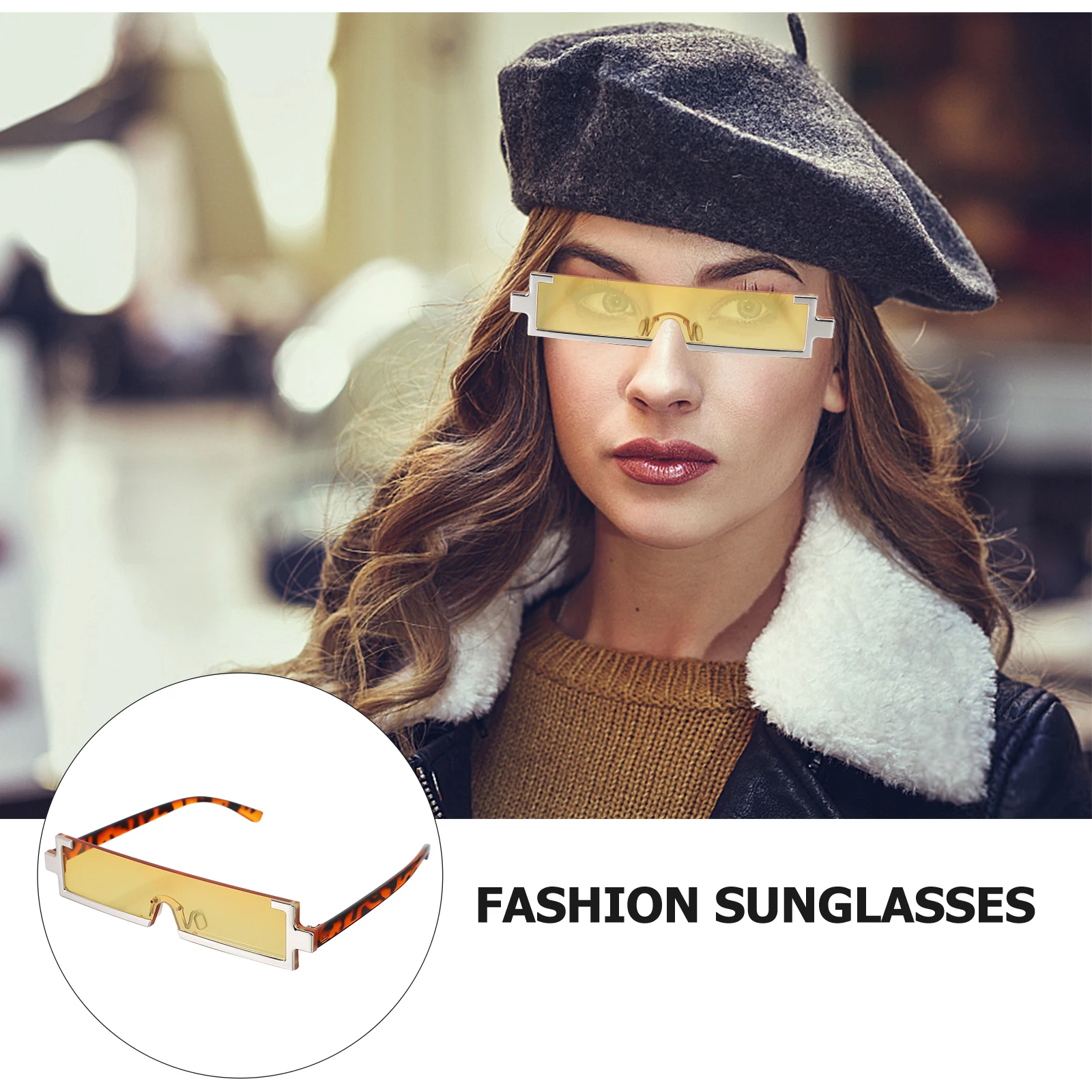 

Unisex Sunglasses UV400 Protection PC Material Square Frame Sun Glasses Anti Slip Beach Outdoor Accessories