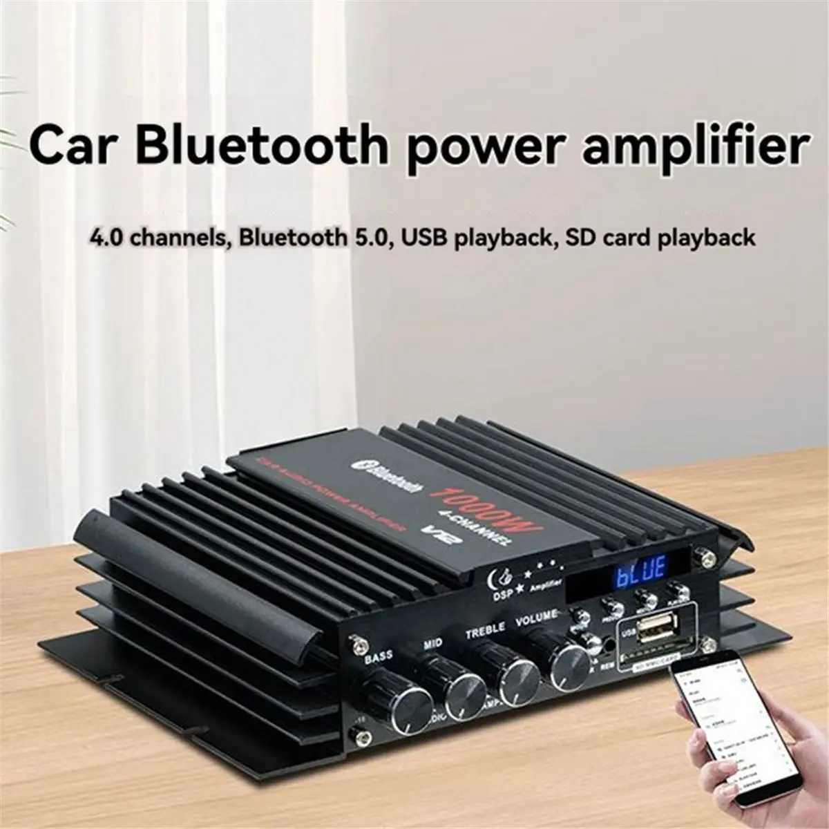 baay-usb-bluetooth-50-アンプ-4-チャンネル-12v-hifi-ステレオサウンドアンプ-車用-ホームコンピュータ用-ロスレス音楽
