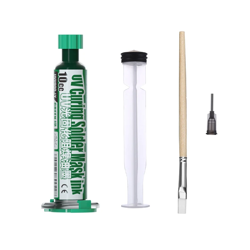 MECHANIC 4-IN-1 6 Colors Green Oil UV Photosensitive Solder Mask Ink BGA PCB Motherboard Paint Prevent Corrosive Arcing