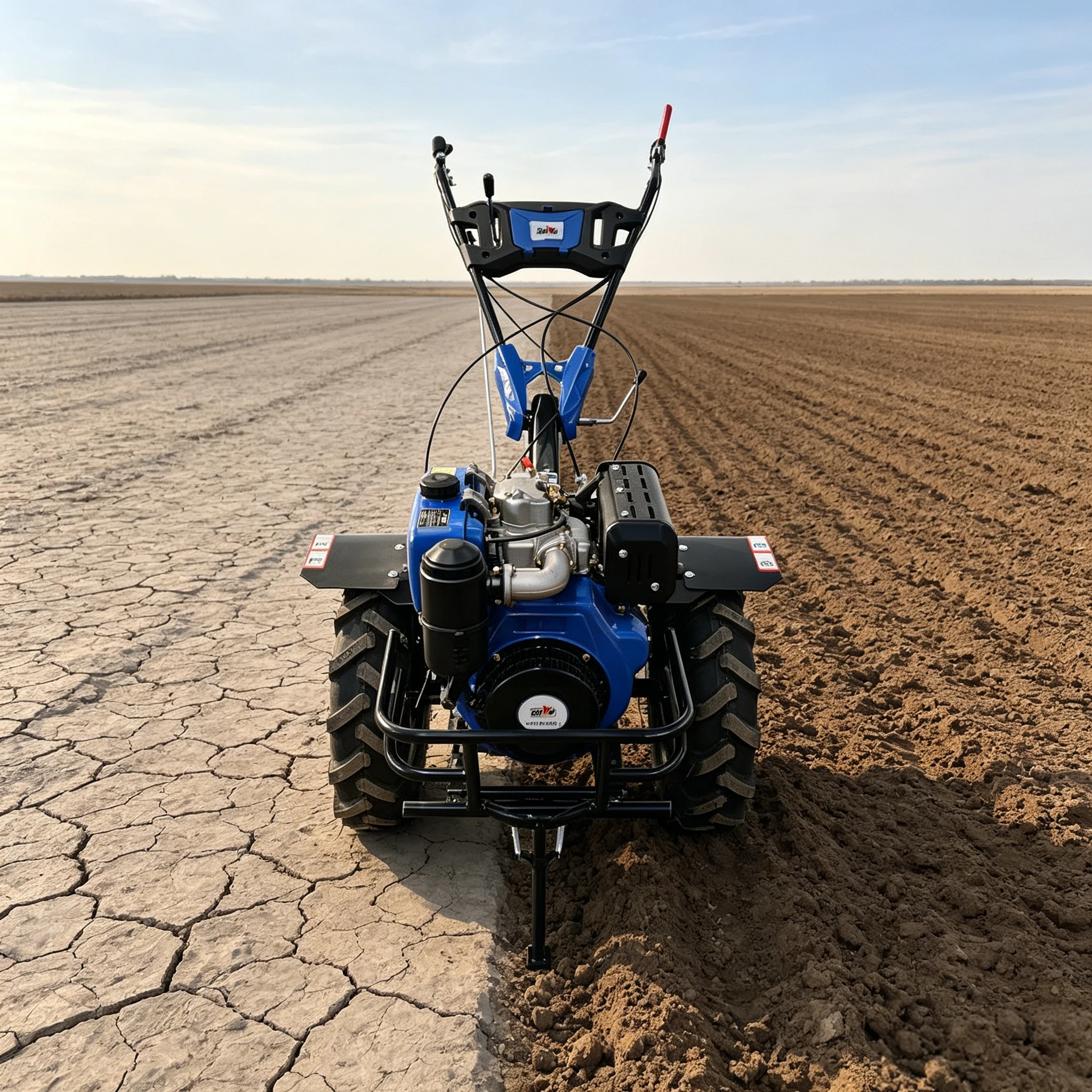 Durable 10HP Diesel Micro Cultivator Two-Wheel Power Tiller Multi-functional Farm Tillage Equipment For Sale