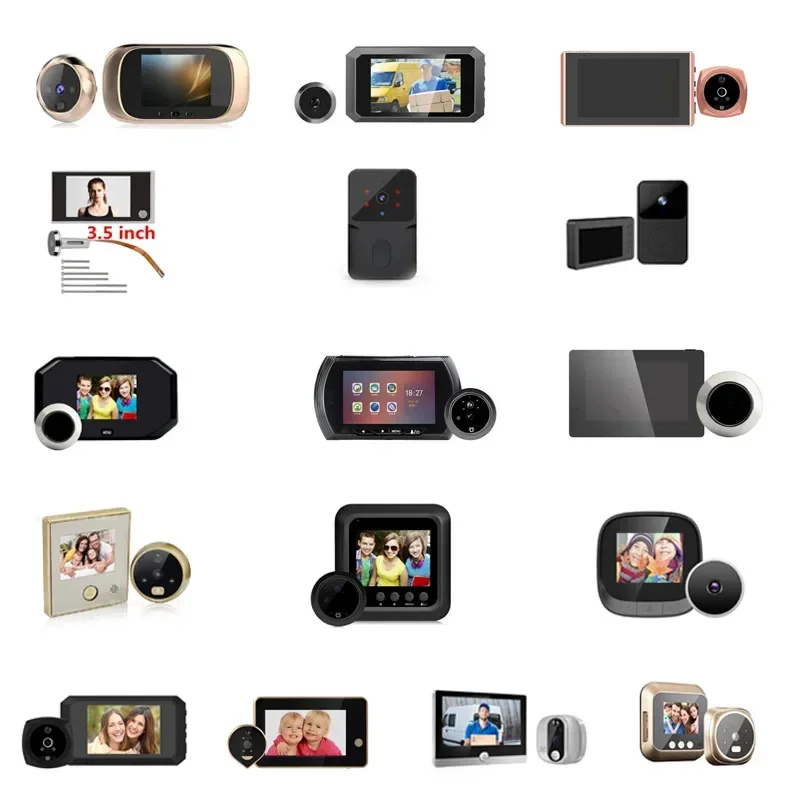 Doorbell With Camera Wireless Video Doorbell WIFI HD Outdoor Phone Door Bell Camera Security Intercom Free Cloud Storage