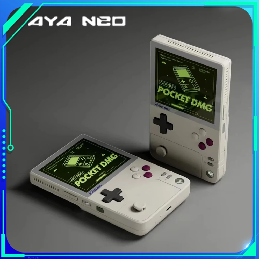 AYANEO Pocket DMG Game Console 3.92Inch OLED 1240*1080 Resolution Screen 6000mAh Gyroscope Handheld Game Consoles Custom Gifts