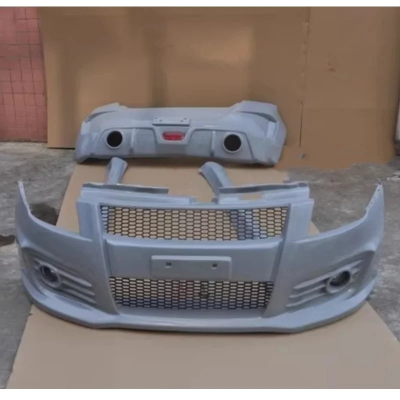 

2006-2009 Unpainted Modified Body Kit, Front Rear Bumper & Side Skirt Exterior Replacement Parts