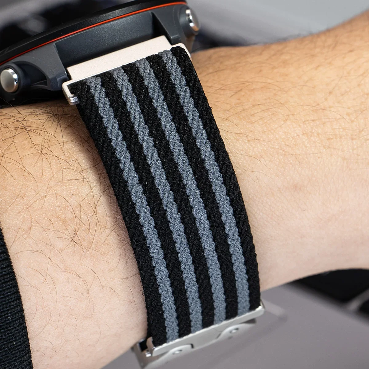 22 مللي متر النايلون مضفر شريط مرن لساعة هواوي GT4 5 برو 46 مللي متر الرياضة حزام لهواوي GT5 Amazfit التوازن GTR 4/3 47 مللي متر سوار