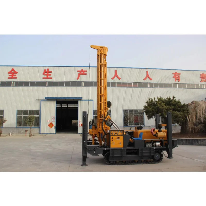 

2025 New Arrival 400m Fully Hydraulic Crawler Rotary Drilling Rig Top Selling Water Well Drill Rig Essential Pump Motor Engine