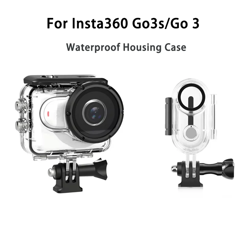 

For Insta360 GO3s 60m Waterproof Diving Case Underwater Dive Housing Protective Case For Insta360 Go3 Action Camera Accessories