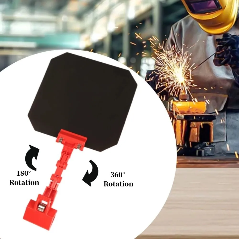 Anti-glare Welding Shield Mask Clip Design Portable Welding Light Shield Plate Rotatable Adjustable Welding Protection Cover