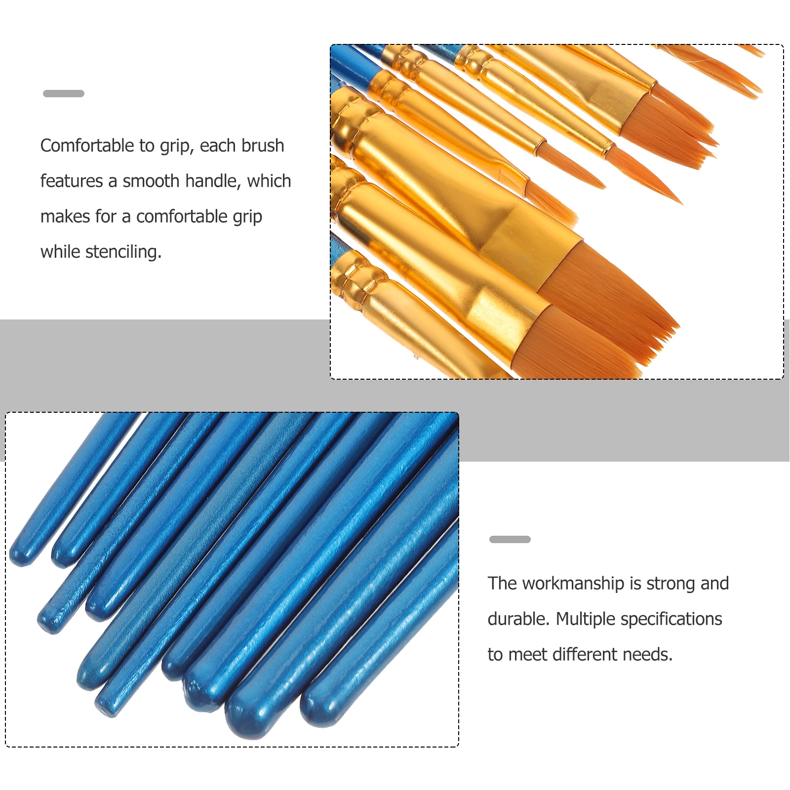 

1 Set Painting Brushes Kit With Pigment Mixing Plate Portable Watercolor Brush Set For Acrylic Oil Painting Easy Clean