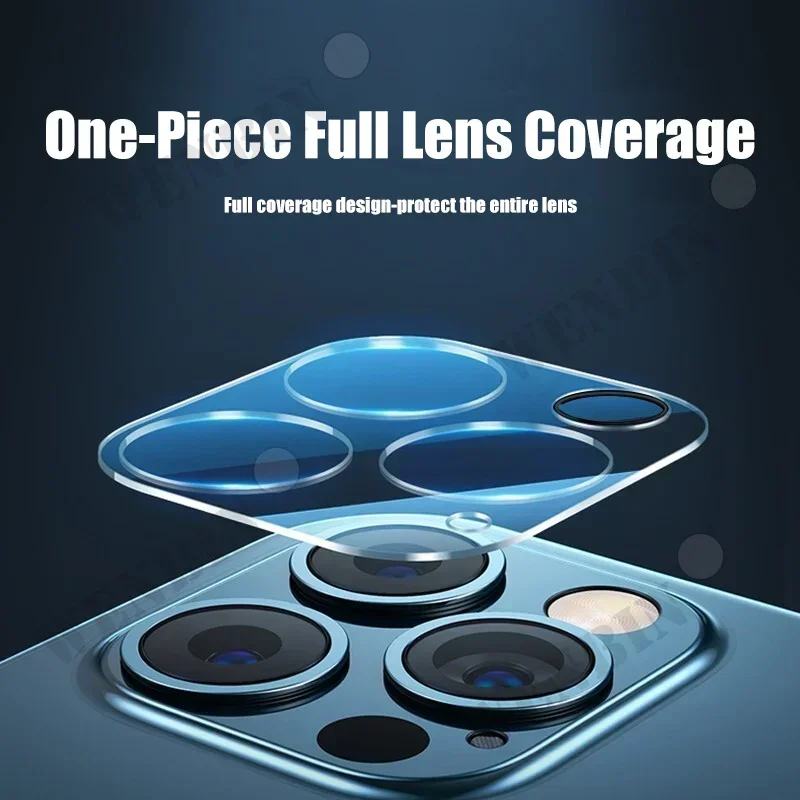 Camera Lens Protector Glass For iPhone 16 15 14 Pro Max Plus 13 12 11 Pro Max Full Cover Protective Glass For Camera Film