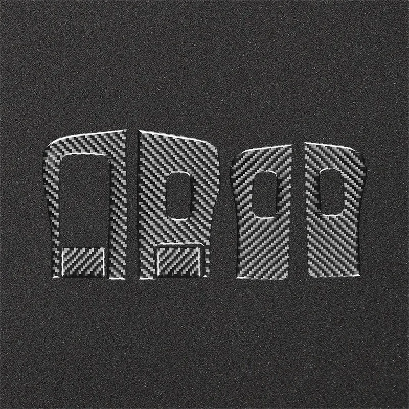 

Car Window Control Panel Button Decor Sticker For Tesla Model 3 Model Y Door Switch Trim Frame Cover Car Interior Sticker