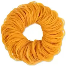 

Yellow high elastic rubber band - set of 100/300/666 pieces, with a diameter of 38 millimeters, durable natural rubber, suitable