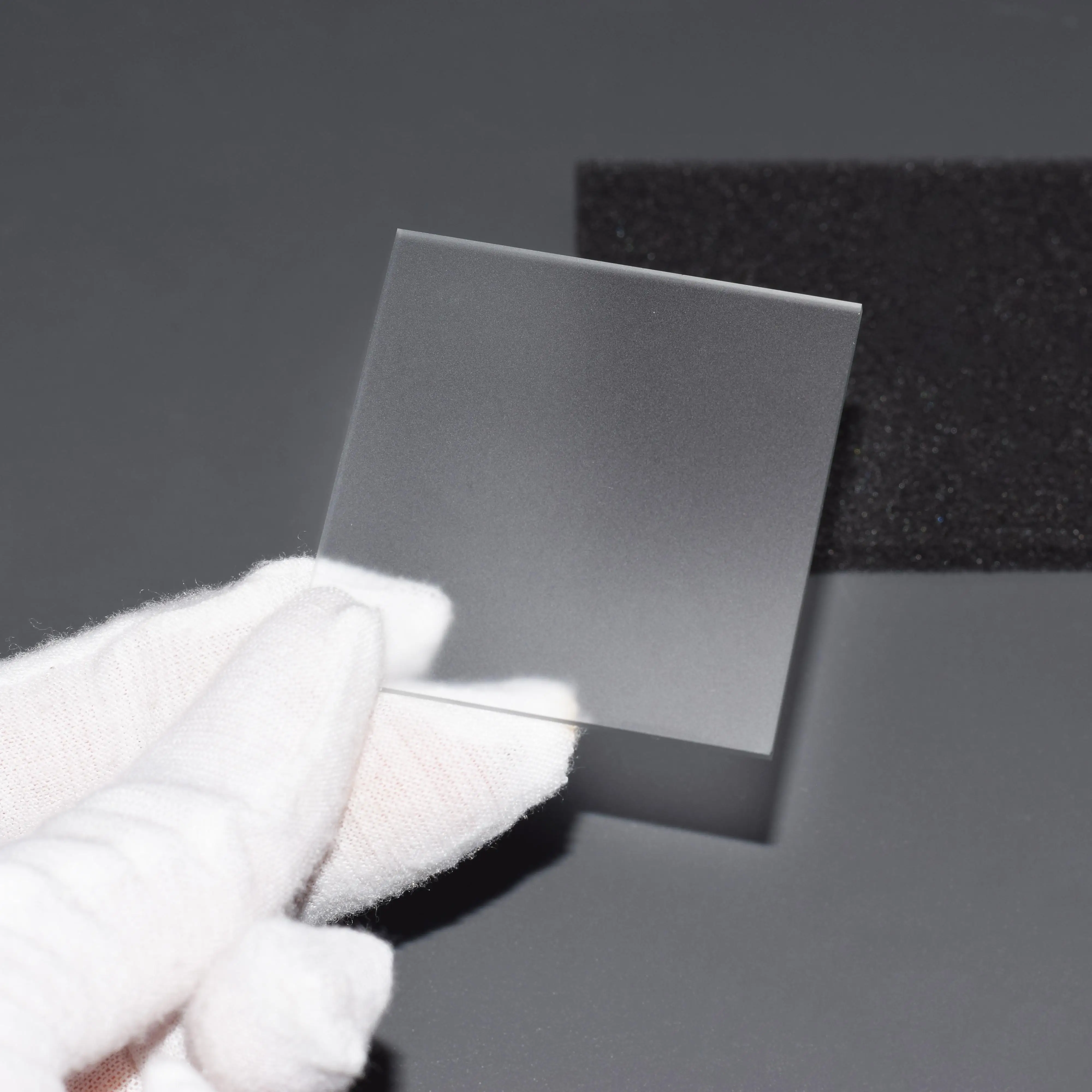 10pcs 100x100mm Thickness 0.33-2mm Anti-Glare Glass Non-Glare Glass AG Glass Sheet Anti-Newton Lens for LCD Screen Displays