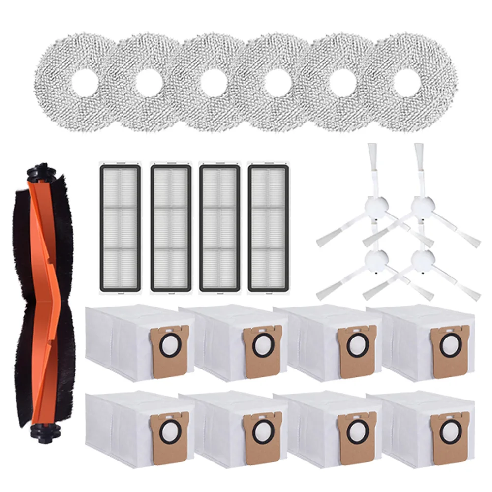 Voor Xiaomi X20 +/X20 Plus Robot Stofzuiger Accessoires Roller Borstel Zijborstel Filter Mop Pads Stofzakken Vervangende Onderdelen